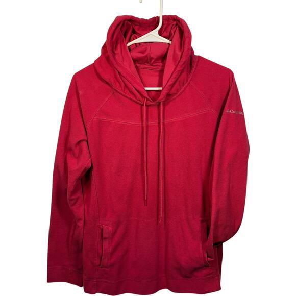 Columbia Micro Fleece Pullover Hoodie Womens Lightweight Activewear Cozy Warm - Picture 1 of 7